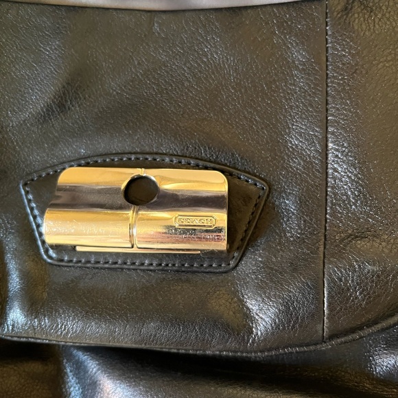 Coach Kristin Purse, Black Leather - Picture 7 of 10